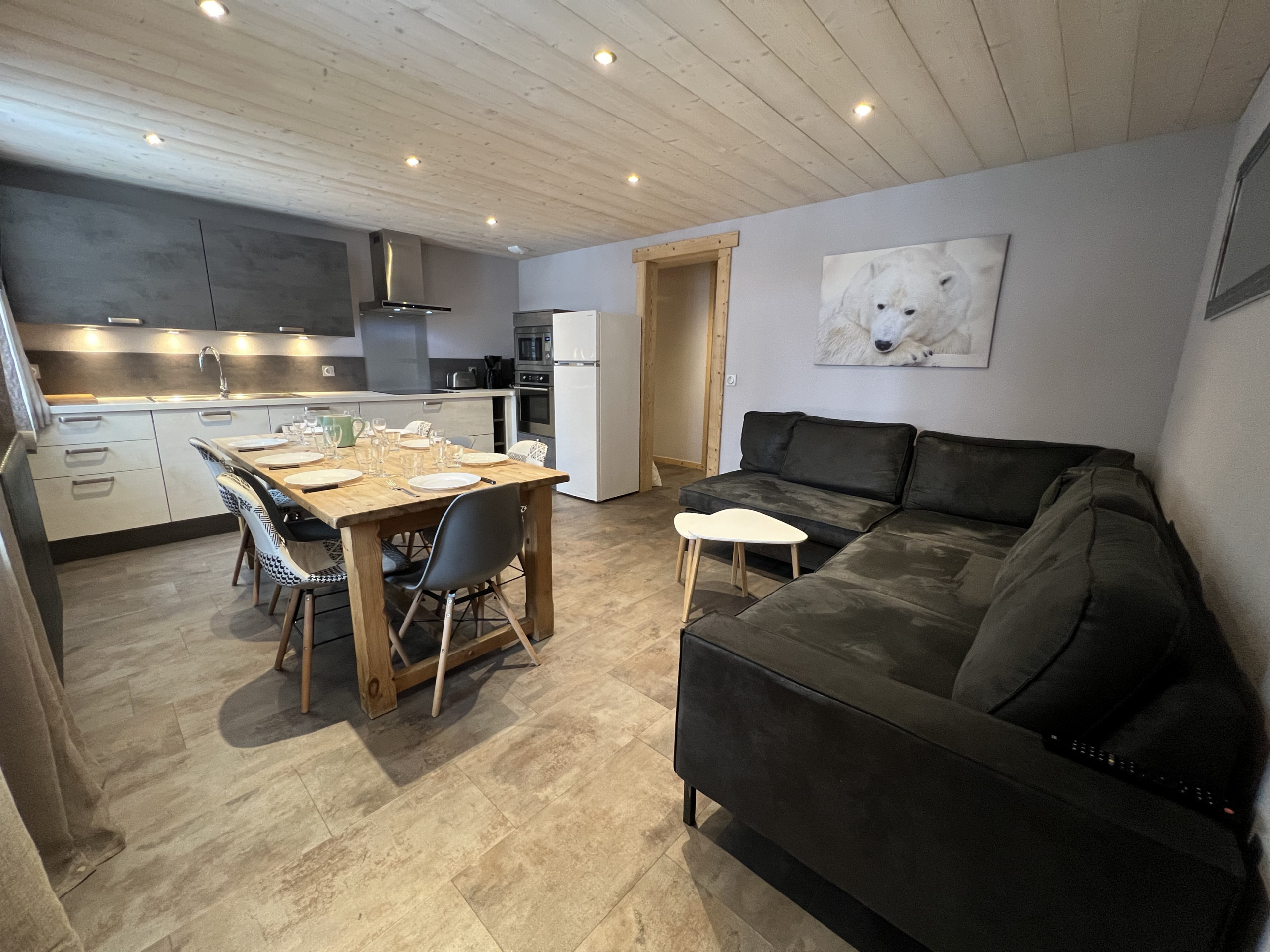  in La Clusaz - Gentianes flat 2 - Apartment 3*** in the village, near ski slope for 8 people