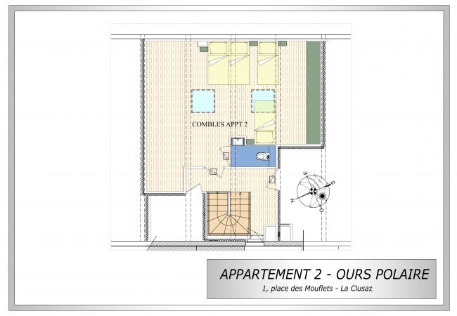 Apartment in La Clusaz - L'ours polaire - Appartement 4* centre village 10 pers.