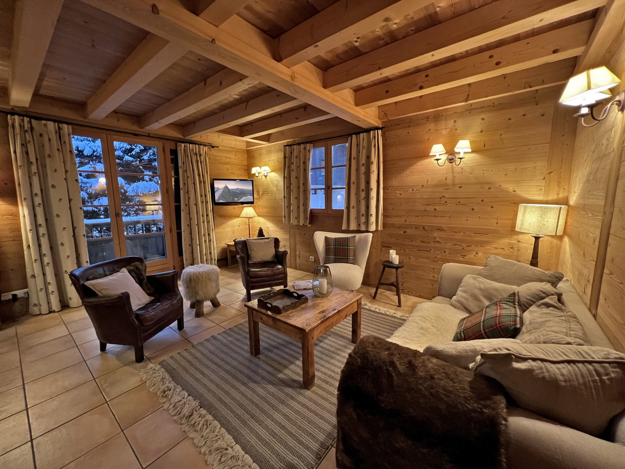 Villa in La Clusaz - Le Paturage, charming half-chalet facing the mountains