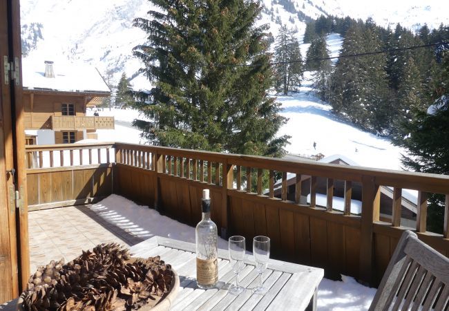 Chalet in La Clusaz - Le Paturage, charming half-chalet facing the mountains Chalet in La Clusaz - Le Paturage, charming half-chalet facing the mountains