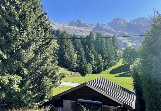 Chalet in La Clusaz - Le Paturage, charming half-chalet facing the mountains Chalet in La Clusaz - Le Paturage, charming half-chalet facing the mountains