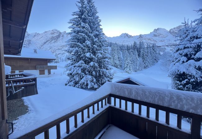 Chalet in La Clusaz - Le Paturage, charming half-chalet facing the mountains Chalet in La Clusaz - Le Paturage, charming half-chalet facing the mountains