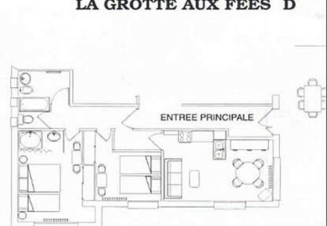 Apartment in La Clusaz - Grotte aux Fées D - Apartment on the slopes, near the village 6 pers. Apartment in La Clusaz - Grotte aux Fées D - Apartment on the slopes, near the village 6 pers.