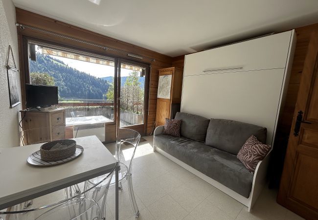 Studio in La Clusaz - Louveteau 3 - Studio with terrace in Confins Valley for 5 people. Studio in La Clusaz - Louveteau 3 - Studio with terrace in Confins Valley for 5 people.