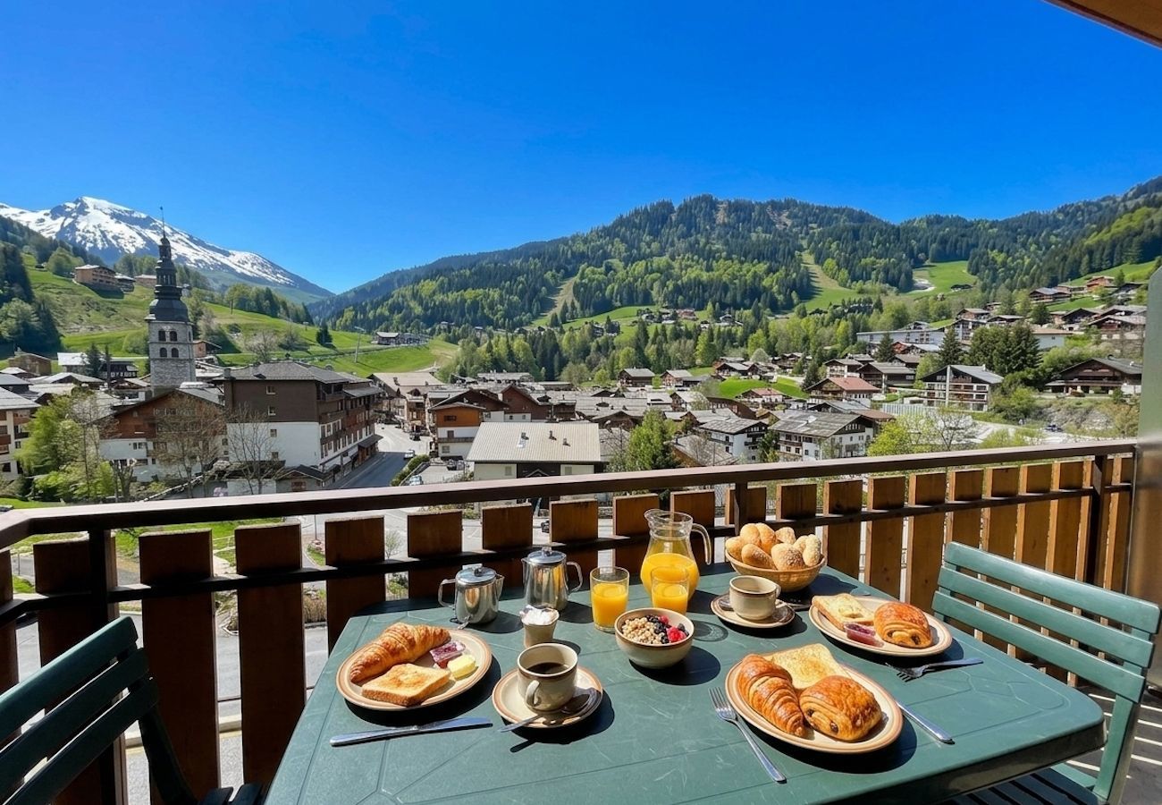 Apartment in La Clusaz - CRYSTAL 25 - Village-center duplex near the slopes, mountain views - Garage