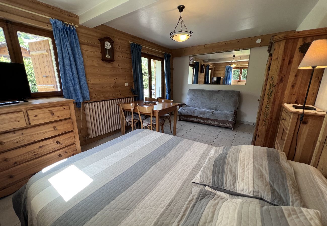 Studio in La Clusaz - Petit Lutin 1 - Studio in chalet, on the ski slopes for 2 people