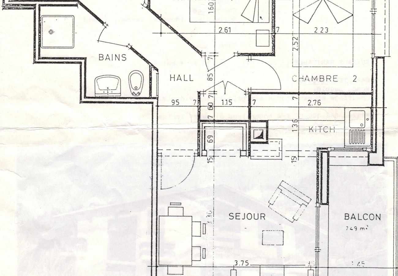 Apartment in La Clusaz - Sapaudia G - Apartment for 5 people 2*, ski on the feet, nice view