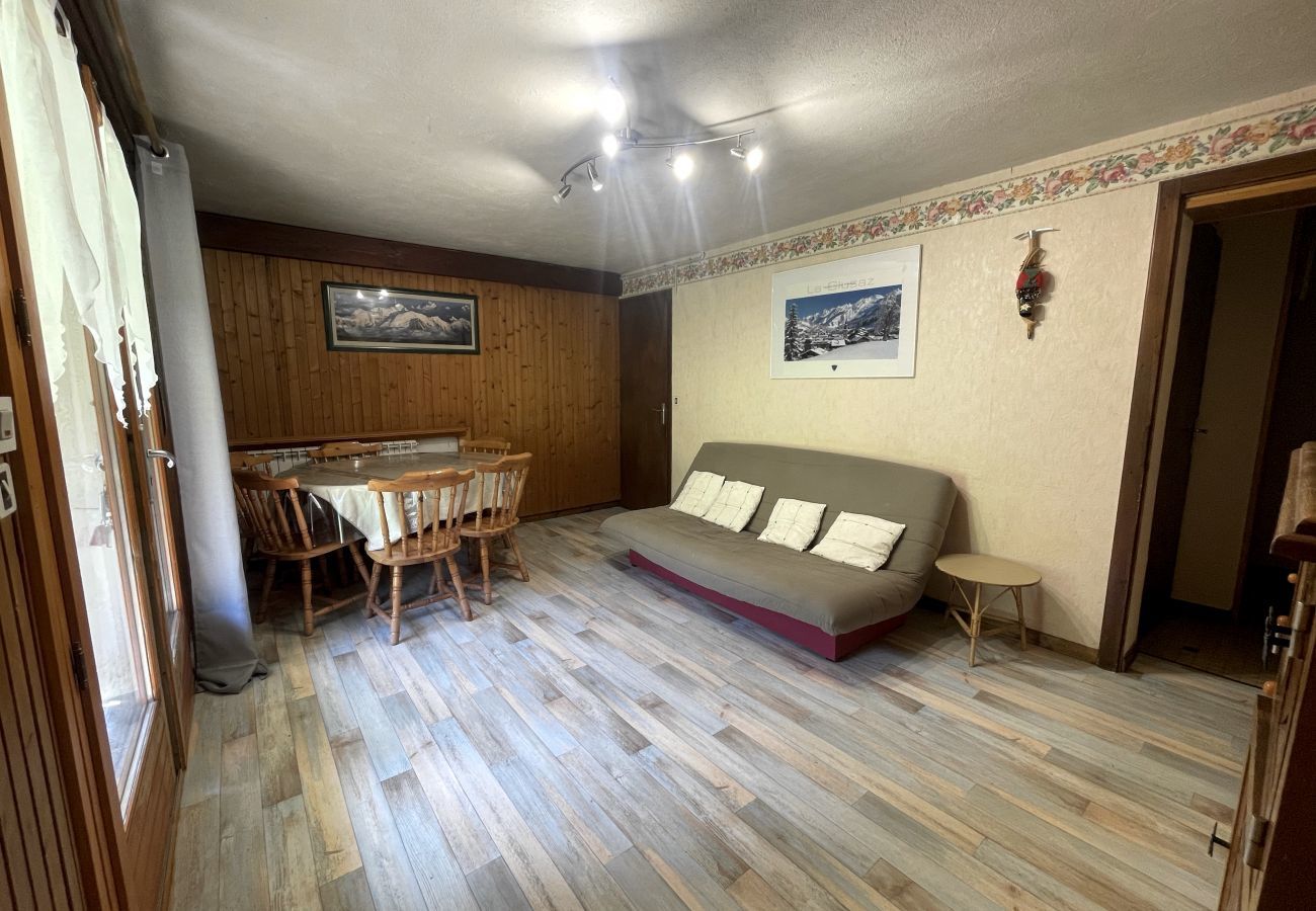 Chalet in La Clusaz - Ty menez 1 - Apartment in chalet garden level 2*, on the ski slopes for 6 people