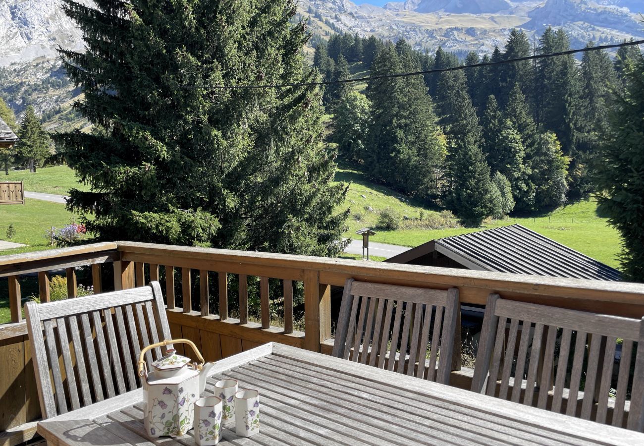 Chalet in La Clusaz - Le Paturage, charming half-chalet facing the mountains