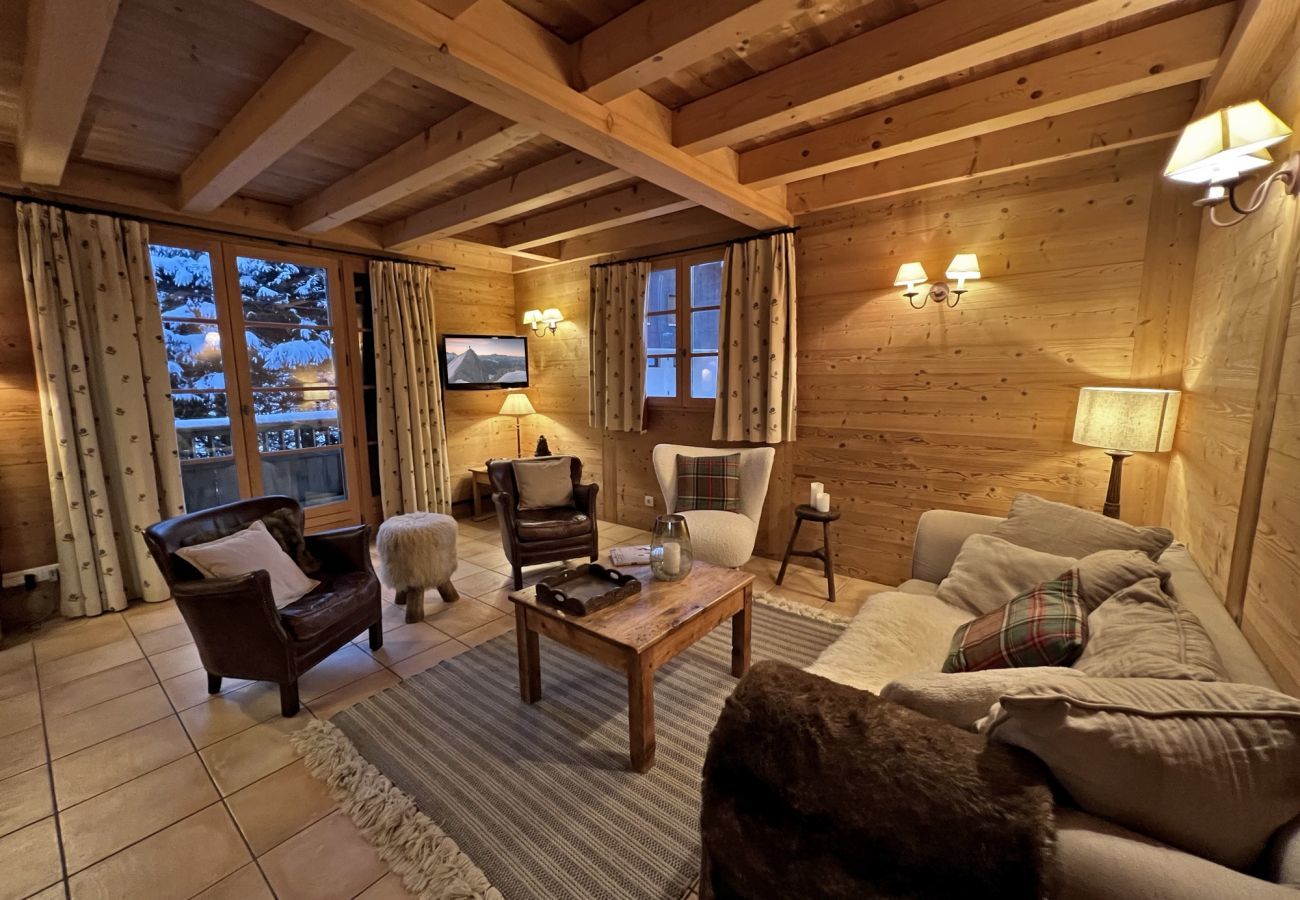 Chalet in La Clusaz - Le Paturage, charming half-chalet facing the mountains