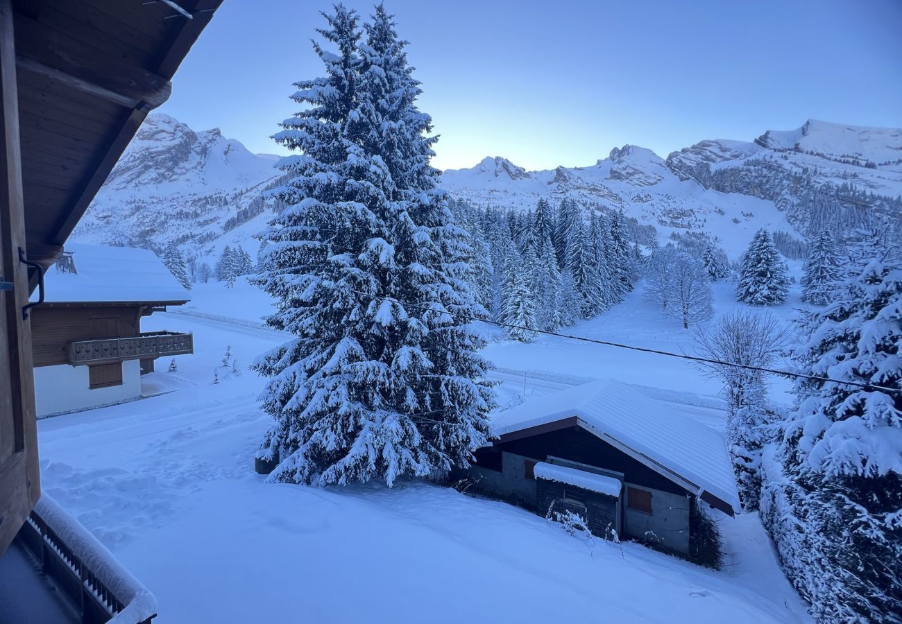 Chalet in La Clusaz - Le Paturage, charming half-chalet facing the mountains