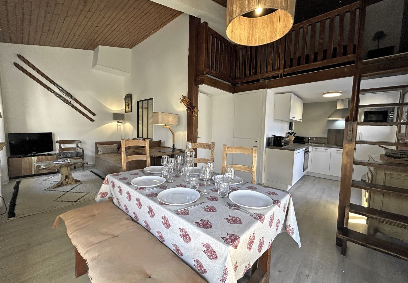 Apartment in La Clusaz - NEW FOR RENT Escale Blanche 1 - 3* star apartment with mezzanine, village center