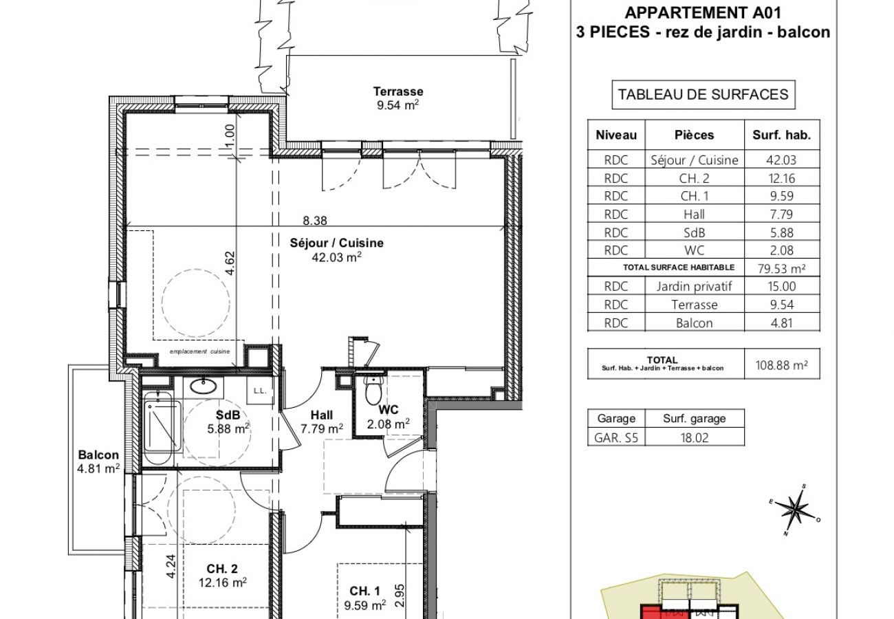 Brand new building in Thônes - Référence 474-A01