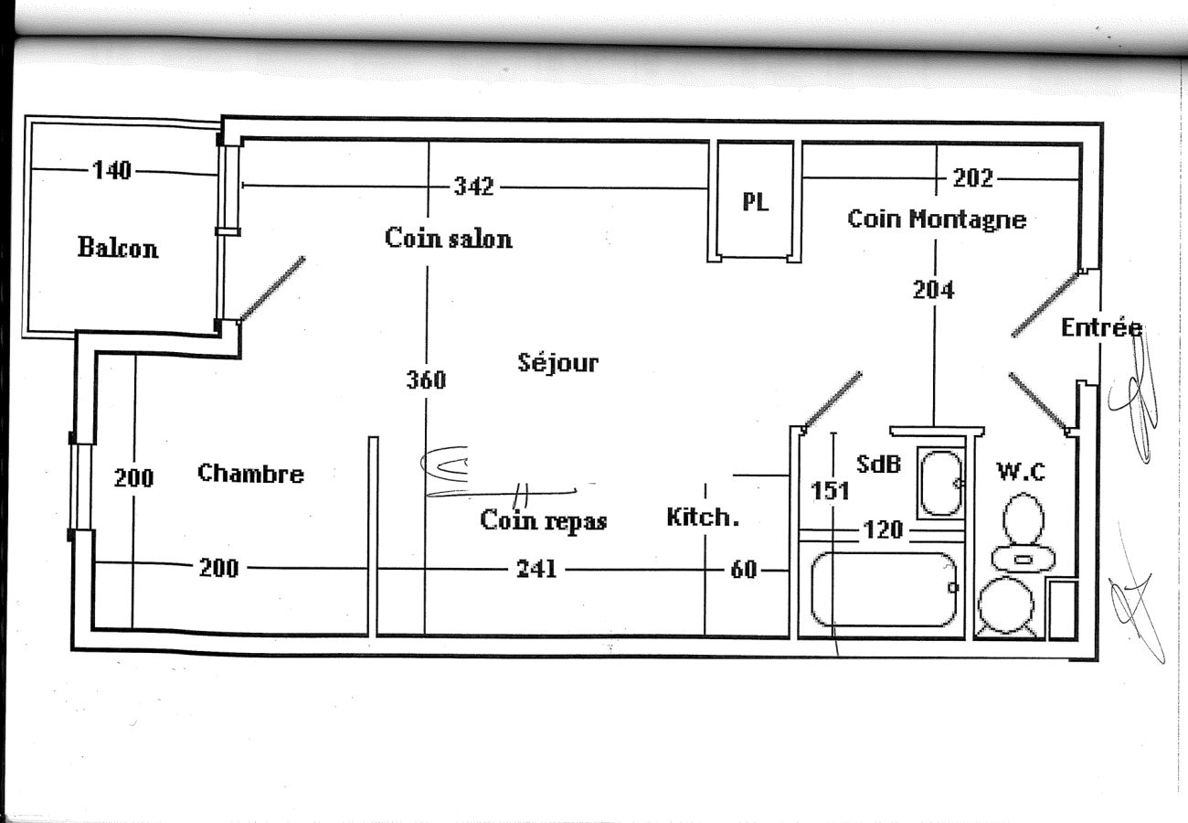 Apartment in Manigod - ref 550 Appartement skis aux pieds