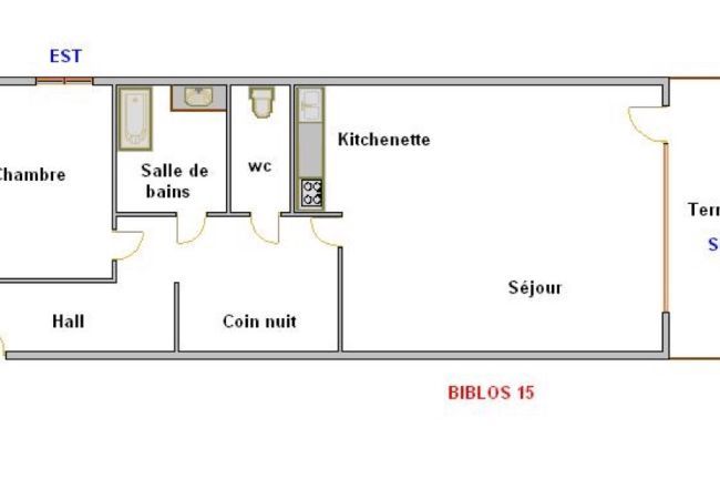 Appartement à La Clusaz - Biblos, appartement B15 - 4 pers. 2* proche village 
