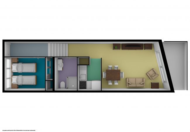 Appartement à La Clusaz -  Crystal 15 - Appartement 4 pers. 2* centre village  Appartement à La Clusaz -  Crystal 15 - Appartement 4 pers. 2* centre village
