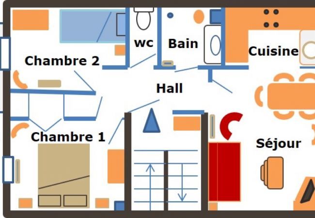 Appartement à La Clusaz - Resse - Appartement 3* centre village, proche pistes 6 pers. Appartement à La Clusaz - Resse - Appartement 3* centre village, proche pistes 6 pers.