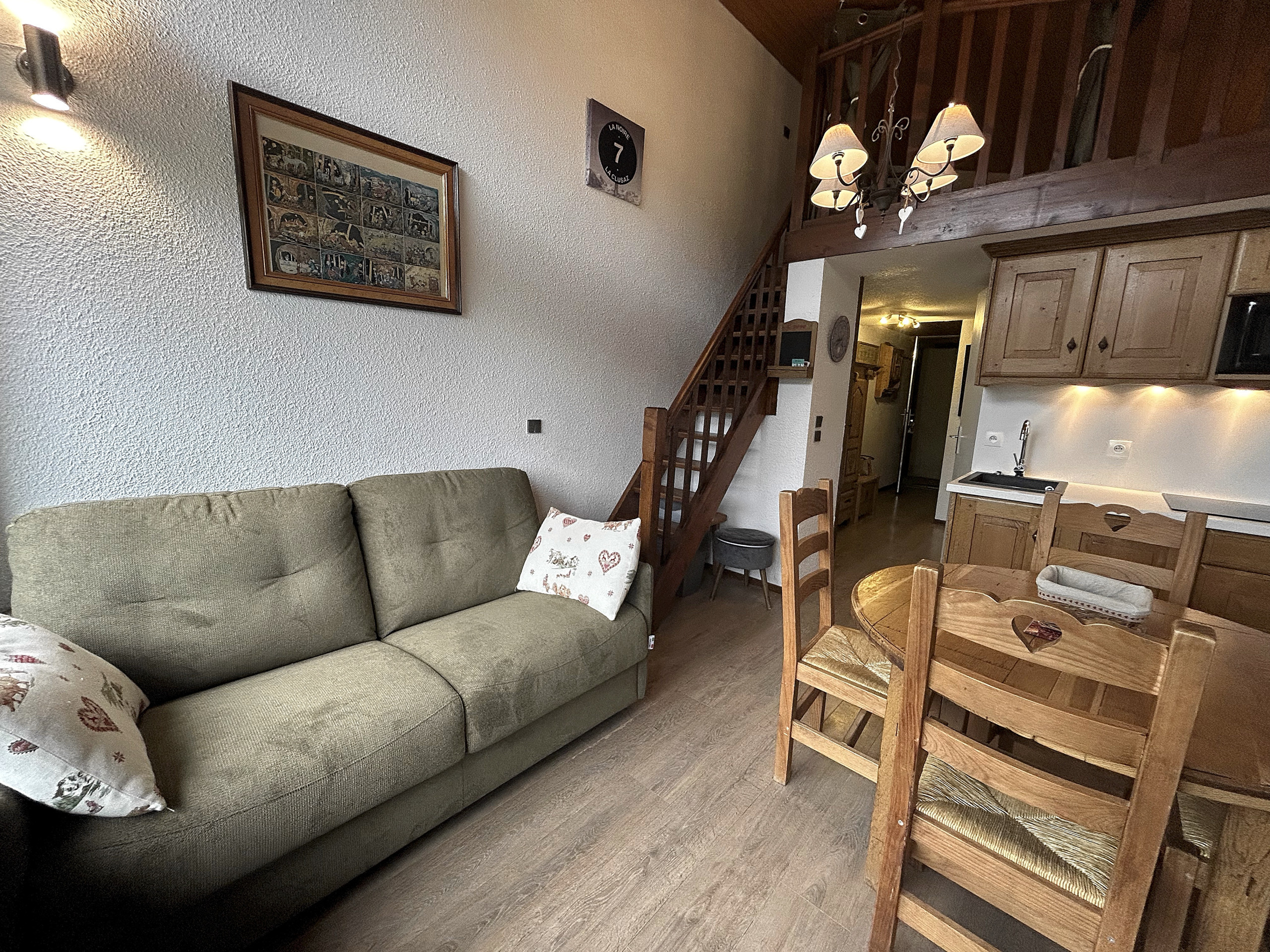  à La Clusaz - Richemont 12 - Duplex 4 pers. 2* proche pistes