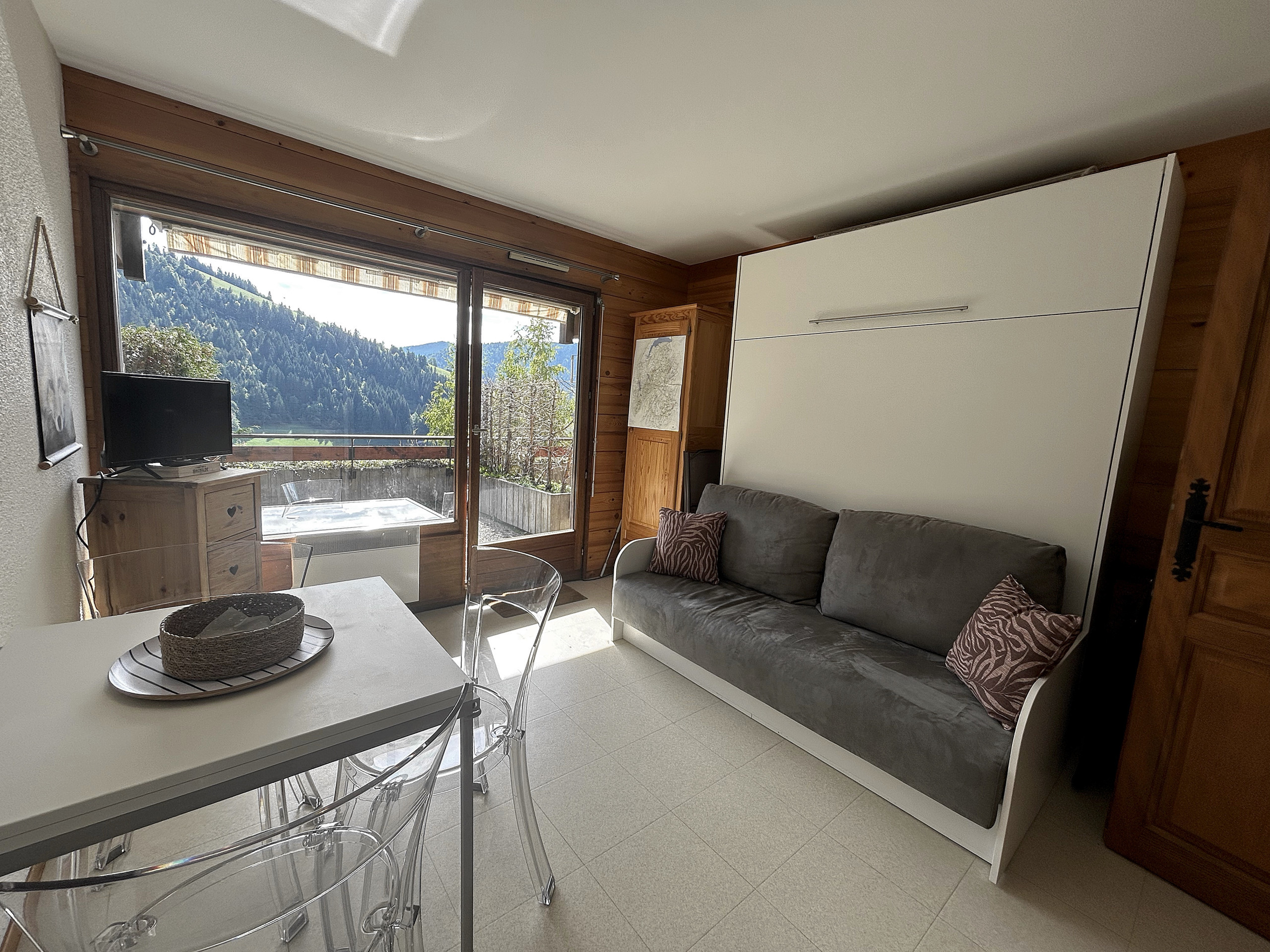  à La Clusaz - Louveteau 3 - Studio avec terrasse vallée des Confins 5 pers.