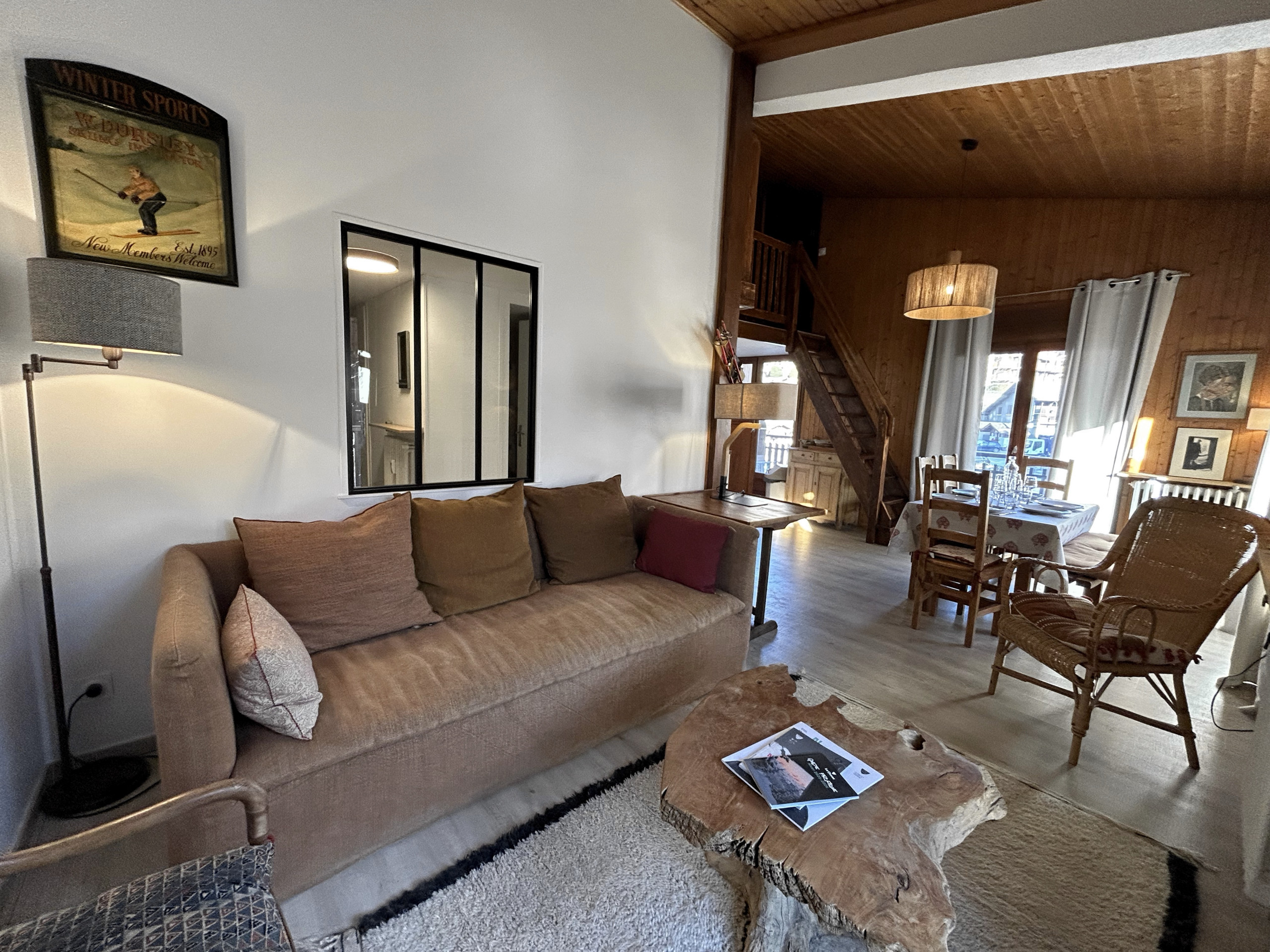 à La Clusaz - NOUVEAU A LA LOCATION Escale Blanche 1 - Appartement 3* avec mezzanine, centre du village