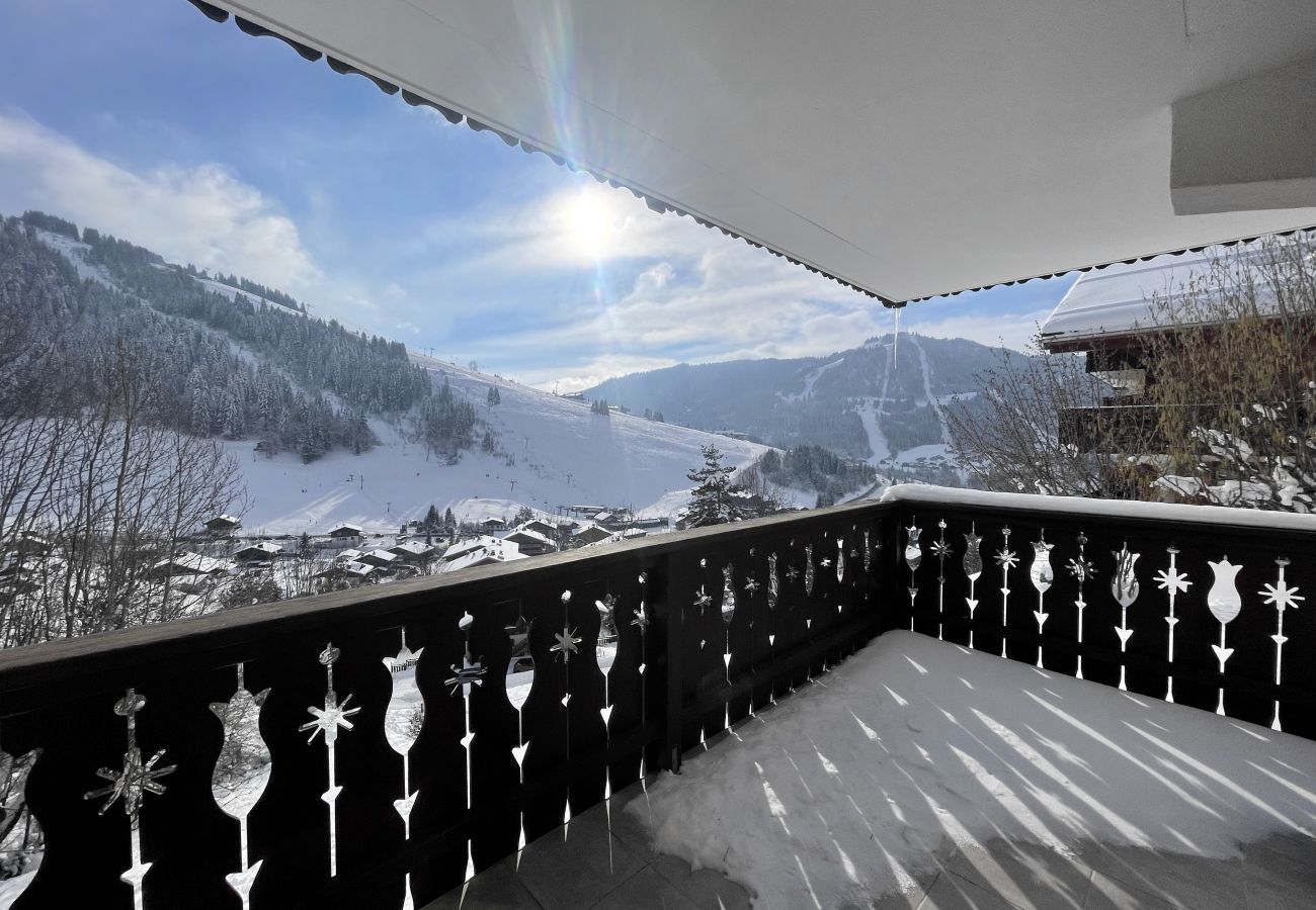 Appartement à La Clusaz - Tendieu Soleil B-Appart 1 - Appartement dans chalet, vue montagnes