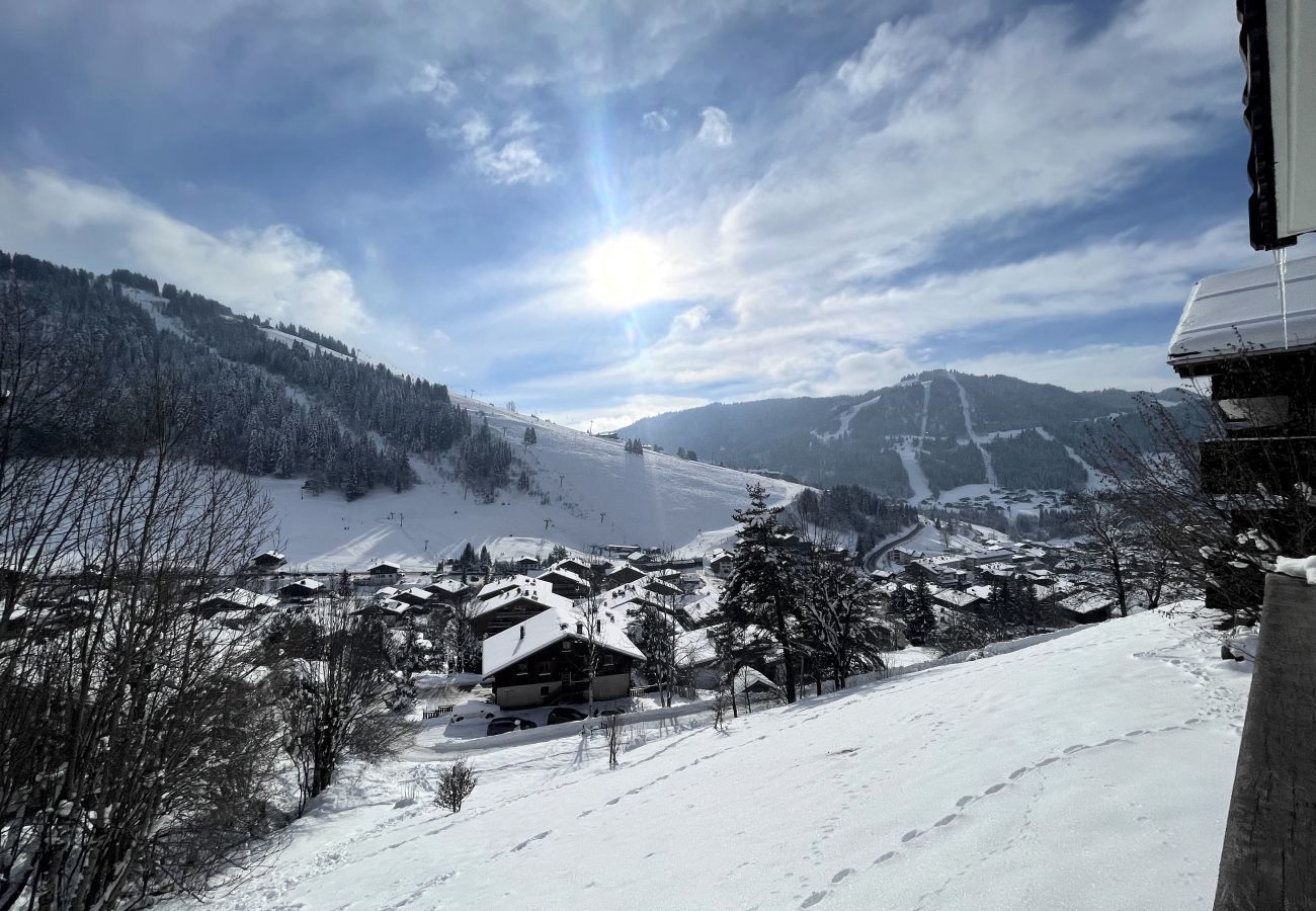 Appartement à La Clusaz - Tendieu Soleil B-Appart 1 - Appartement dans chalet, vue montagnes