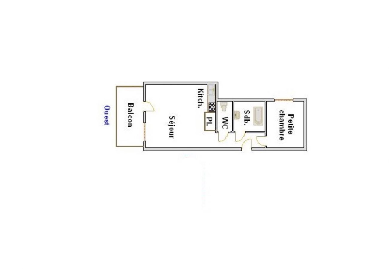 Appartement à La Clusaz -  Les Chalets des Converses - Appartement 1 - proche pistes 4 pers