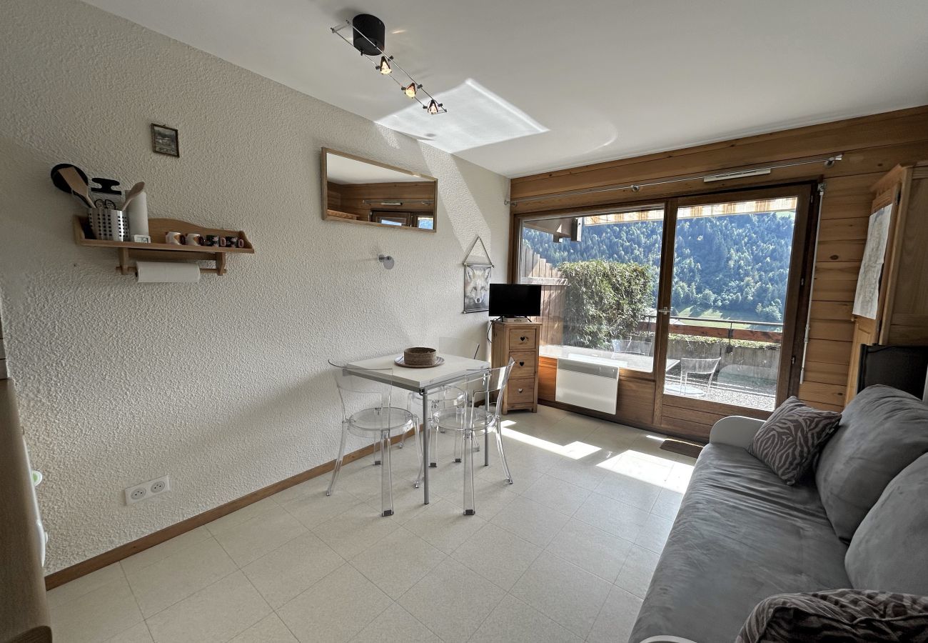 Studio à La Clusaz - Louveteau 3 - Studio avec terrasse vallée des Confins 5 pers.