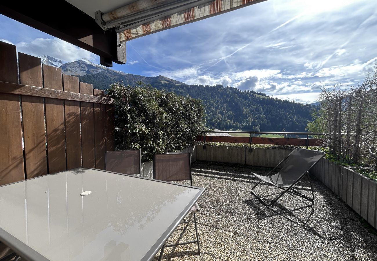 Studio à La Clusaz - Louveteau 3 - Studio avec terrasse vallée des Confins 5 pers.