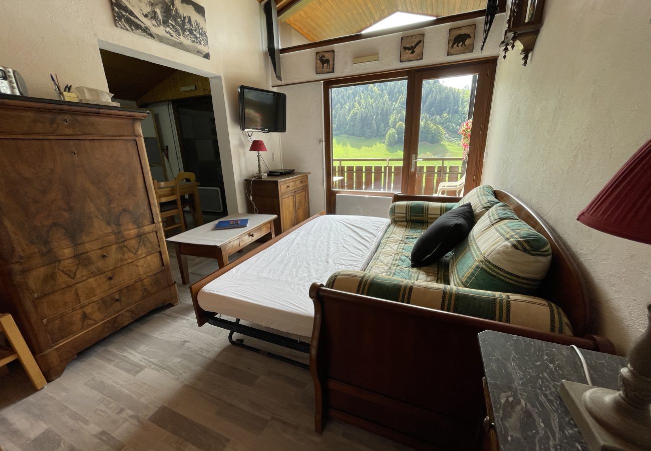 Appartement à La Clusaz - NOUVEAU - Nant Soleil A14 - 6 pers.-2 chambres-2 salles de bain-vue Aravis-Garage