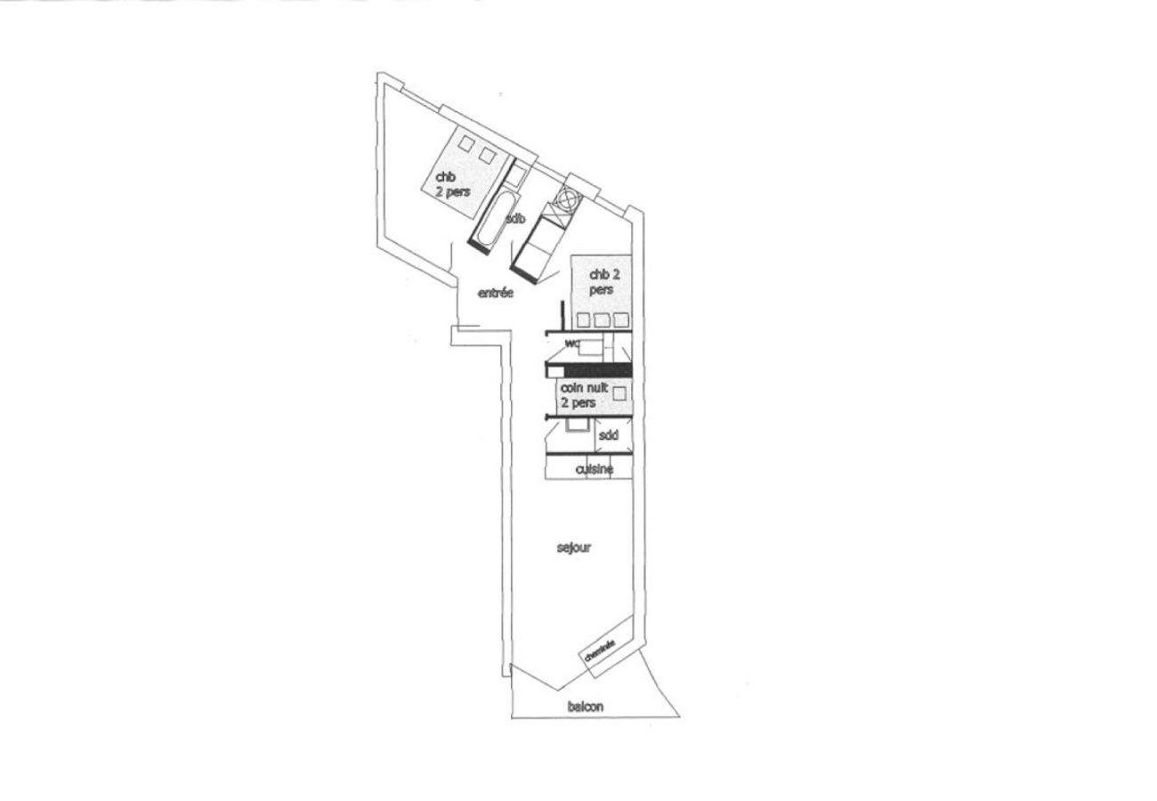 Appartement à La Clusaz - ref 549  Bel appartement rénové  pieds des pistes