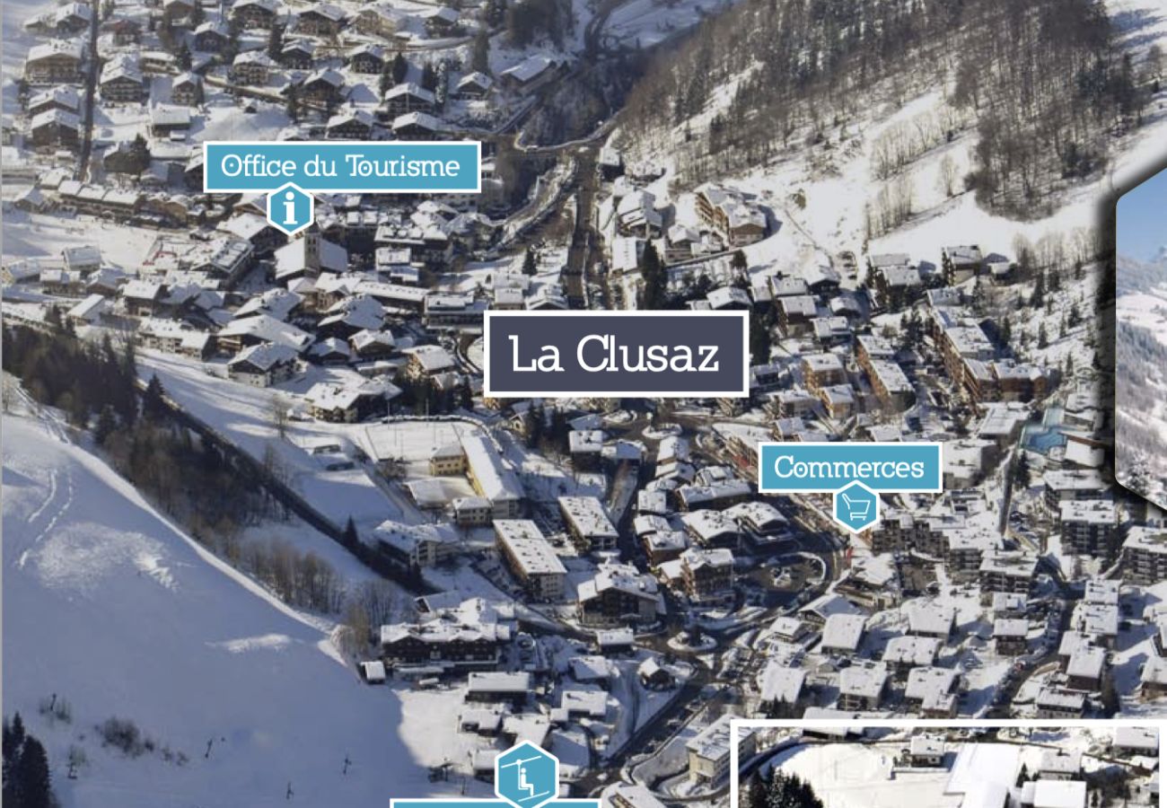 Appartement à La Clusaz - ref 553  Appart T2+cabine meublé de 54,69 m² LMNP