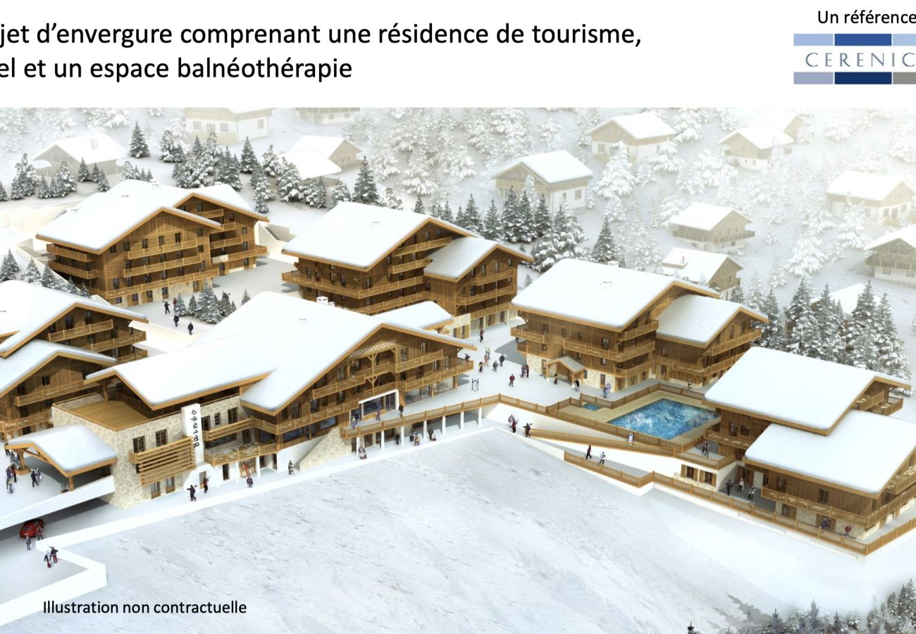 Appartement à La Clusaz - ref 553  Appart T2+cabine meublé de 54,69 m² LMNP
