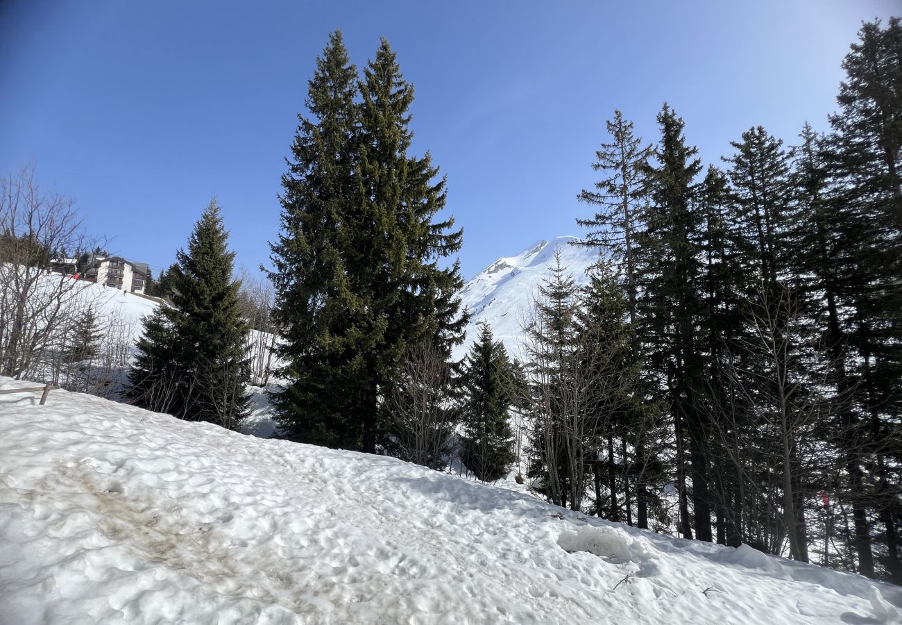 Appartement à Manigod - Réf 547 - Appartement T2 meublé avec vue montagne